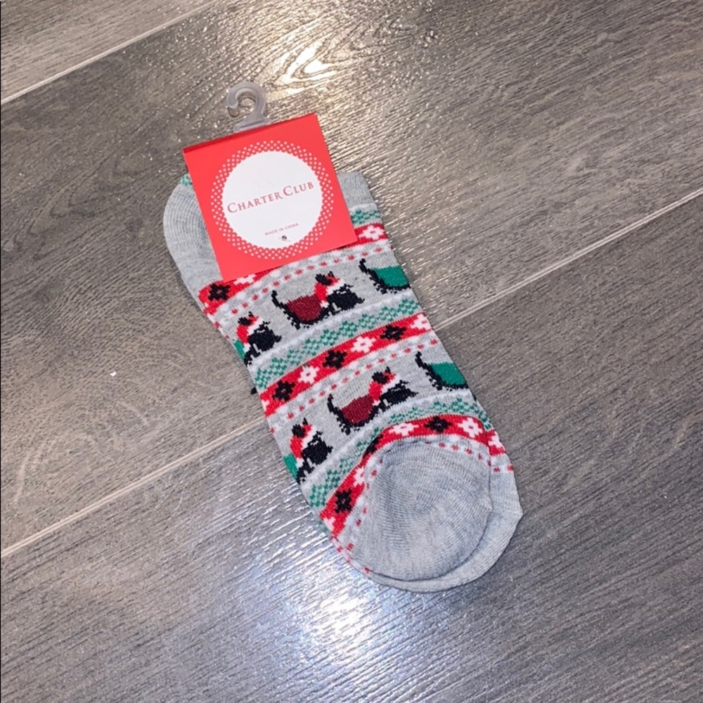 NWT Charter Club Christmas Socks!